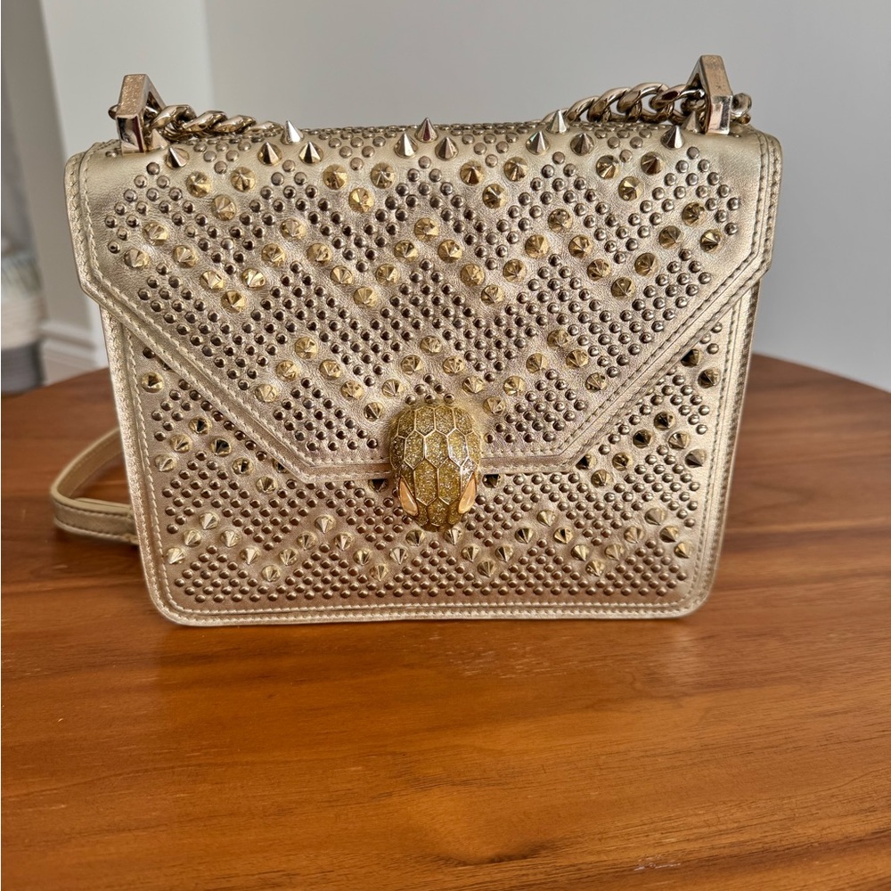 Bvlgari Metallic Studded Serpenti Forever X Nicholas Kirkwood Bag